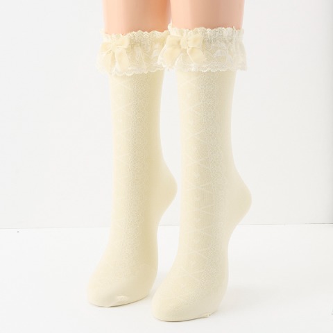 レディース　ハイソックス（青木美沙子）