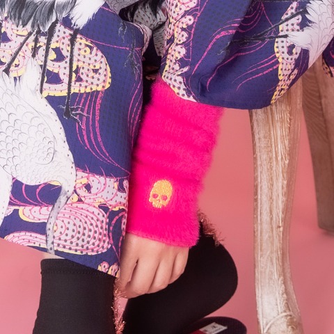 レディース　レッグウォーマー（さんかく）