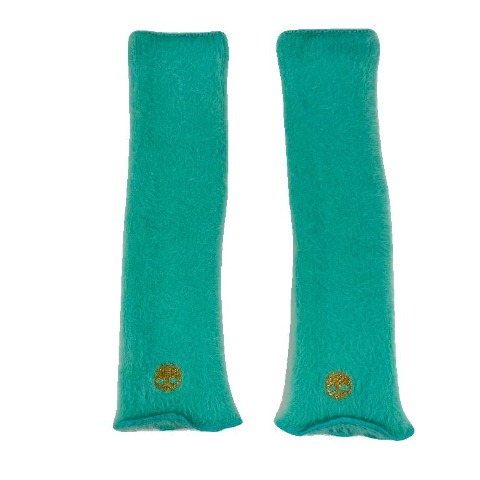 レディース　レッグウォーマー（さんかく） ライトグリーン 304