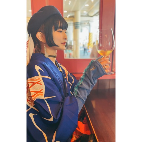 レディース　レッグウォーマー（さんかく）