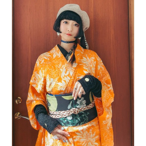 レディース　レッグウォーマー（さんかく）