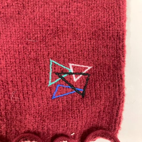 レディース　レッグウォーマー（さんかく）