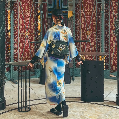 レディース　レッグウォーマー（さんかく）