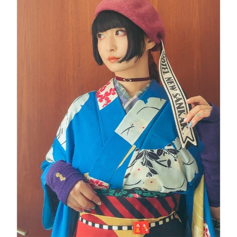 レディース　レッグウォーマー（さんかく）