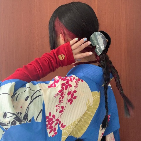 レディース　レッグウォーマー（さんかく）