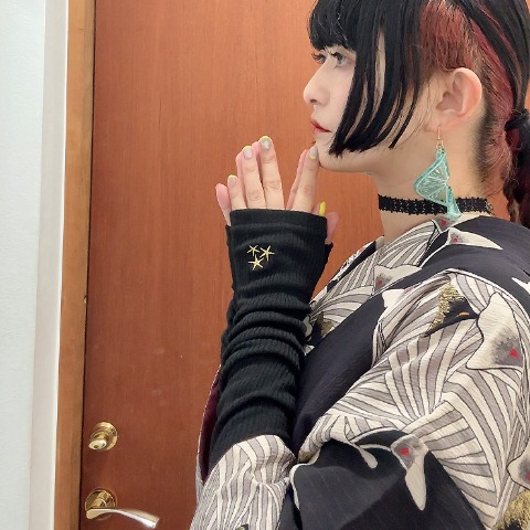 レディース　レッグウォーマー（さんかく）