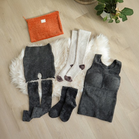 レディース ソックス　ハッピーバッグ（terawear emu）