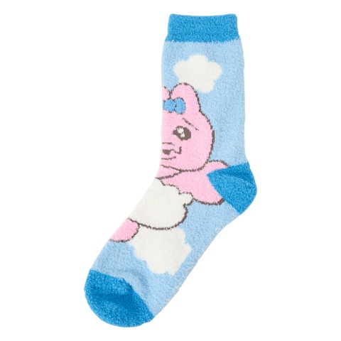 レディース もこもこ靴下 2足組（おぱんちゅうさぎ）