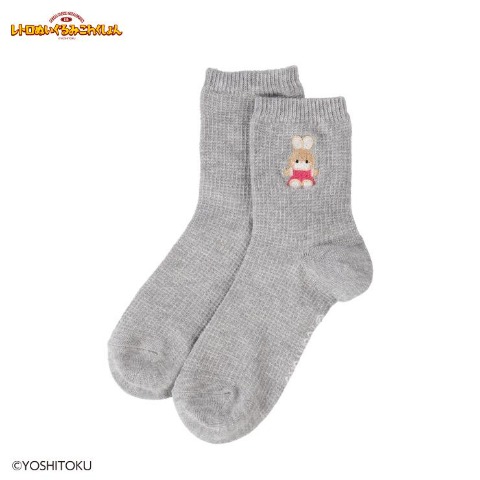 レディース　クルーソックス（レトロぬいぐるみこれくしょん）