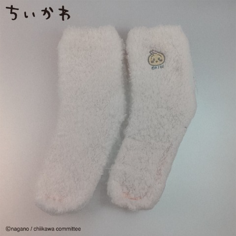 レディース　モールクルーソックス（うさぎ）