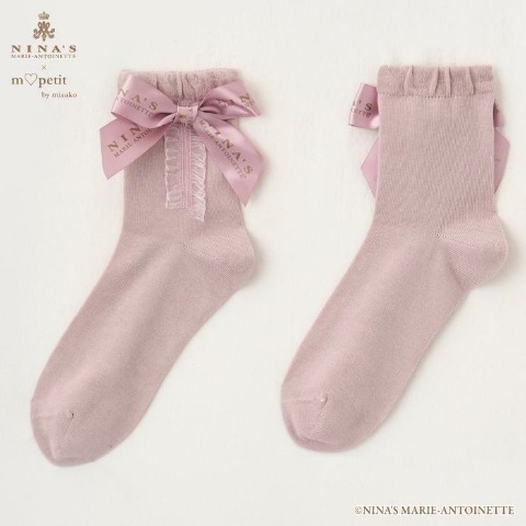レディース　クルーソックス（NINA’S MARIE-ANTOINETTE×青木美沙子）