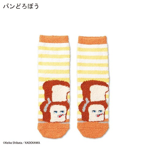 レディース　クルーソックス（パンどろぼう）