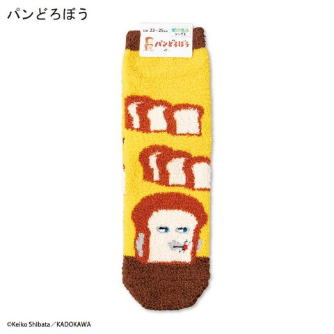 レディース　クルーソックス（パンどろぼう）