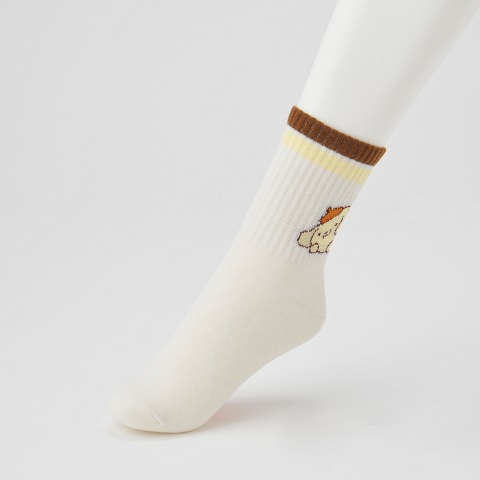 レディース　ソックス（ポムポムプリン）