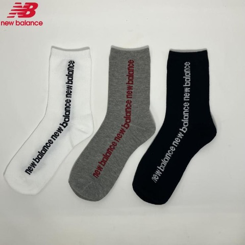 レディース　3足組ソックス（ニューバランス×rumi）