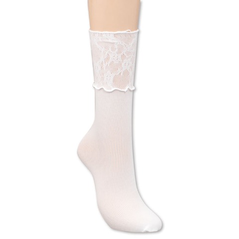 レディース　クルーソックス（きゅるりんってしてみて）