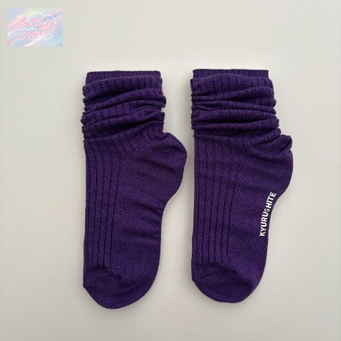 レディース　クルーソックス（きゅるりんってしてみて）