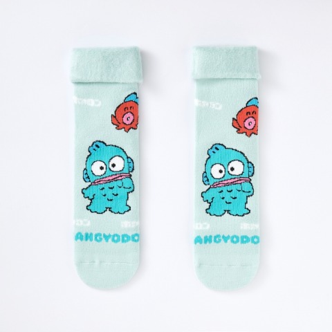 レディース　総パイル裏起毛クルーソックス（ハンギョドン・ホカロン）