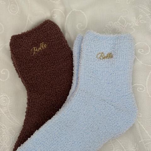 レディース　クルーソックス（yuki）