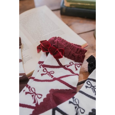 レディース　クルーソックス（青木美沙子）