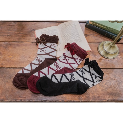 レディース　クルーソックス（青木美沙子）