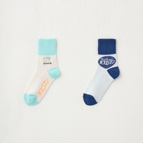 レディース　2足組ソックス（バスロマン）