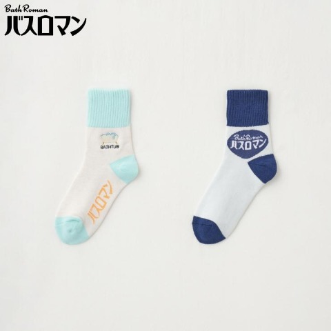 レディース　2足組ソックス（バスロマン）