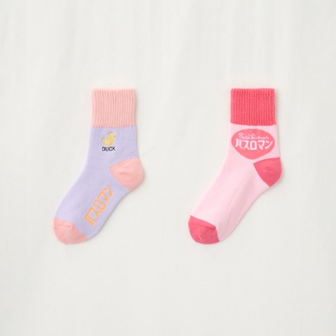 レディース　2足組ソックス（バスロマン）