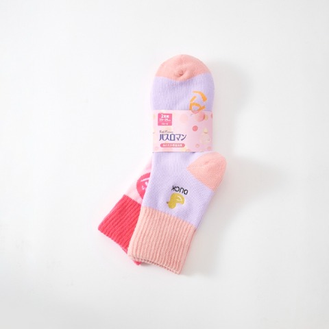 レディース　2足組ソックス（バスロマン）