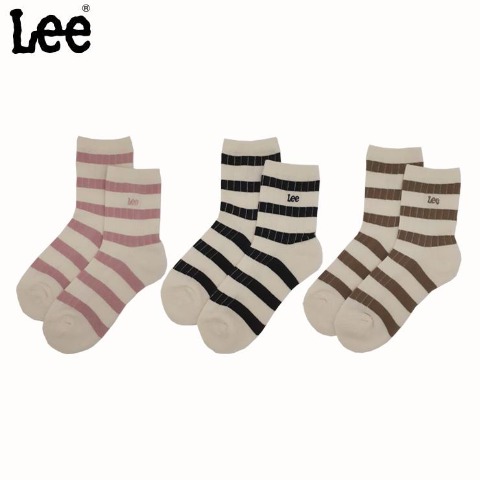 レディース　3足組ソックス（Lee）