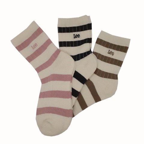 レディース　3足組ソックス（Lee）