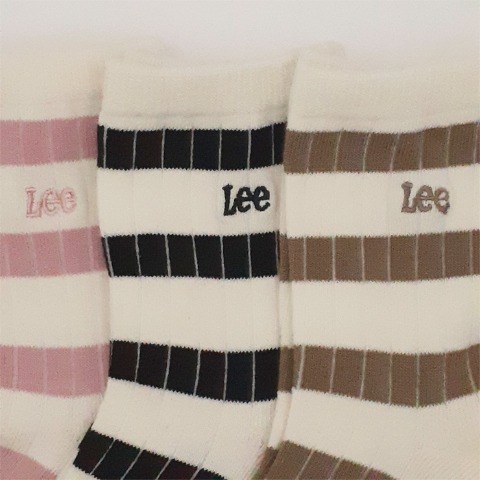 レディース　3足組ソックス（Lee）