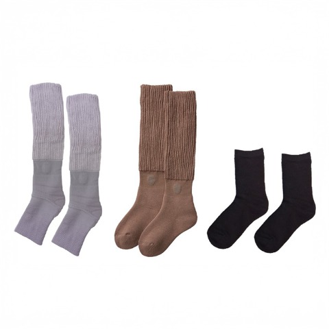 レディース ココピタ・靴下サプリ お買い得パック（クルーソックス・ハイソックス・レッグウォーマー）