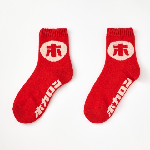 レディース　3足組ソックス（FIBER HEAT×ホカロン）