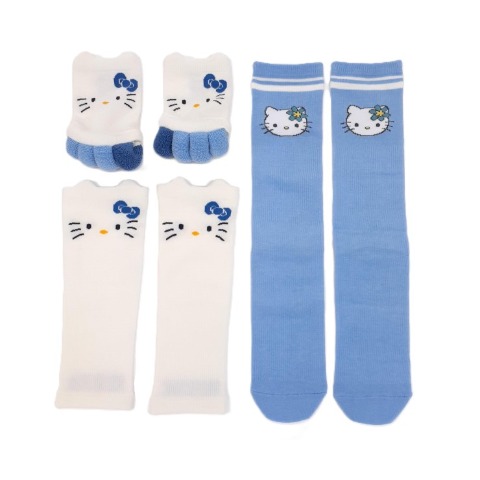 レディース　3足組ソックス ハッピーバッグ（ハローキティ）