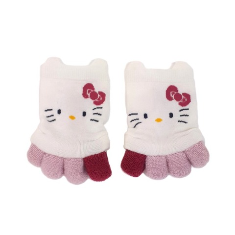 レディース　3足組ソックス ハッピーバッグ（ハローキティ）