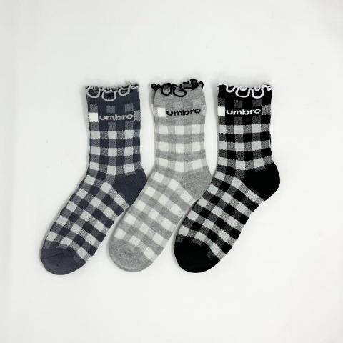 レディース 　3足組ソックス（umbro×MUMU）