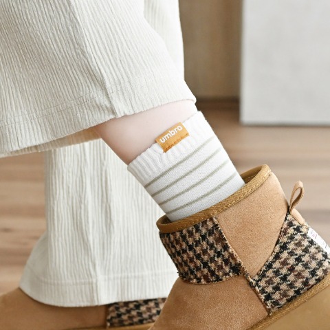 レディース 　3足組ソックス（umbro×MUMU）