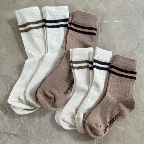 レディース 　3足組ソックス（New Balance×yuri）