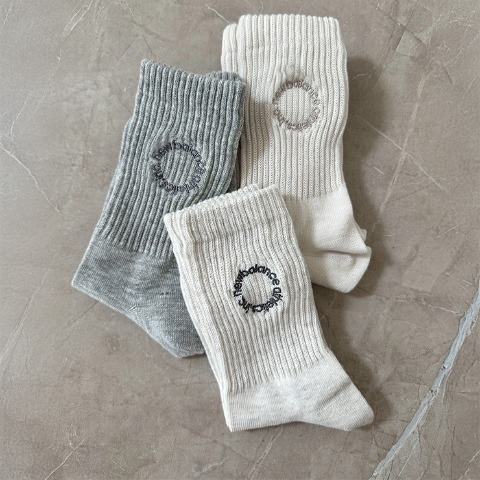 レディース 　3足組ソックス（New Balance×yuri）