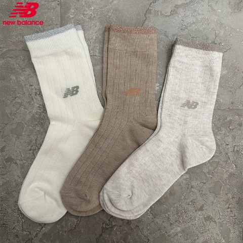 レディース　3足組ソックス（New Balance×yuri）