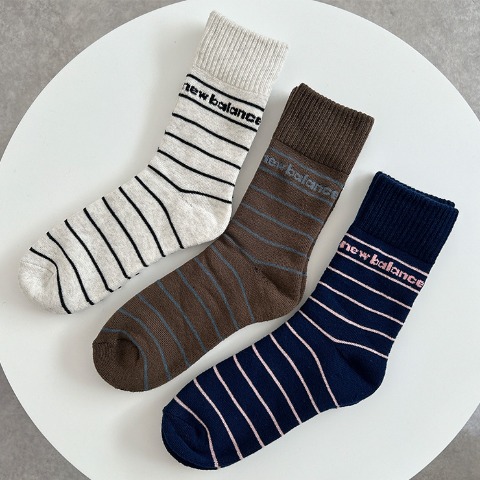 レディース　3足組ソックス（New Balance_rumi）