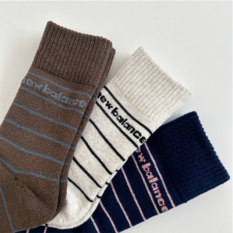 レディース　3足組ソックス（New Balance_rumi）