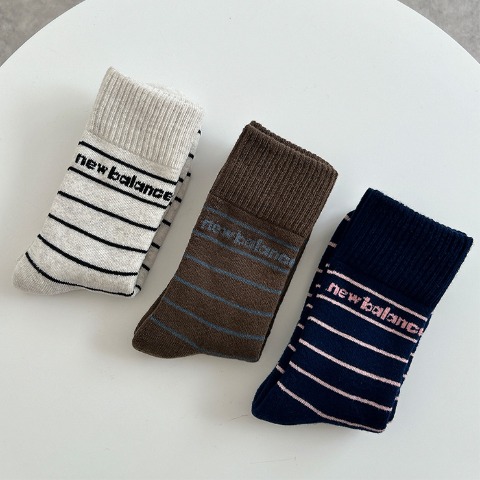レディース　3足組ソックス（New Balance_rumi）
