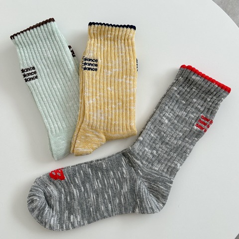 レディース　3足組ソックス（New Balance_rumi）