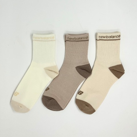 レディース　3足組ソックス（New Balance_MUMU）