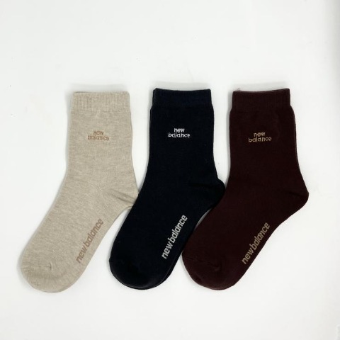 レディース　3足組ソックス（New Balance_MUMU）