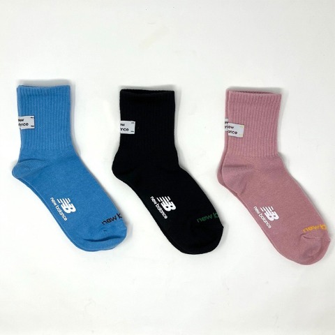 レディース 　3足組ソックス（NewBalance_omi）
