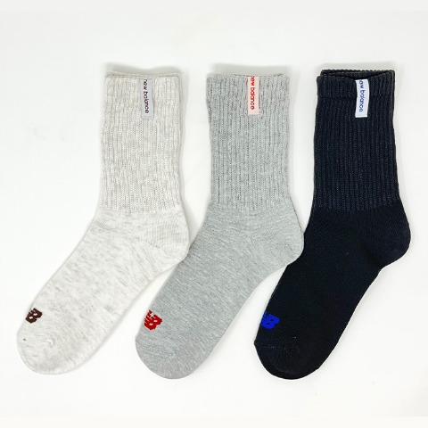レディース 　3足組ソックス（New Balance_omi）