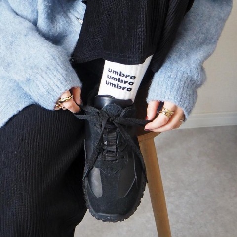 レディース　3足組ソックス（umbro_omi）